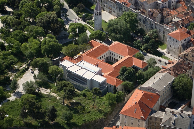 Aerial view of the Museum of Fine Arts