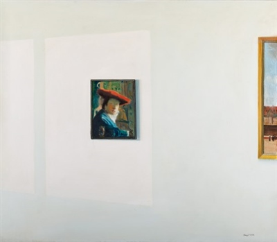 Vermerov zid, 1993., ulje na platnu, 66 x 75 cm