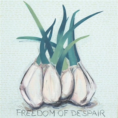 Iz serije Freedom of Despair, 2024. kombinirana tehnika na papiru, 100 x 100 cm