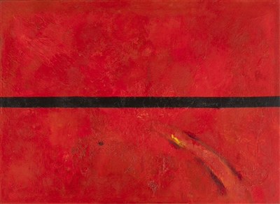 XII - kompozicija, 1963., ulje na platnu, 137,5 x 187,5 cm,  Muzej suvremene umjetnosti, Zagreb