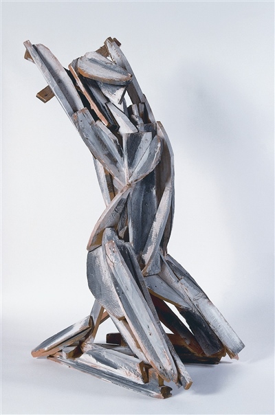 Akt, 1985, drvo, akrilik, Galerija umjetnina, foto. Zoran Alajbeg