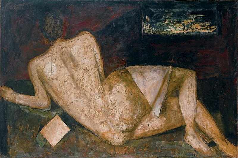 Ljubo Ivančić Female Nude, 1956