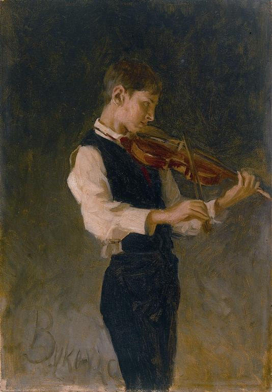 Young Violinist (Armando Meneghello), 1885
